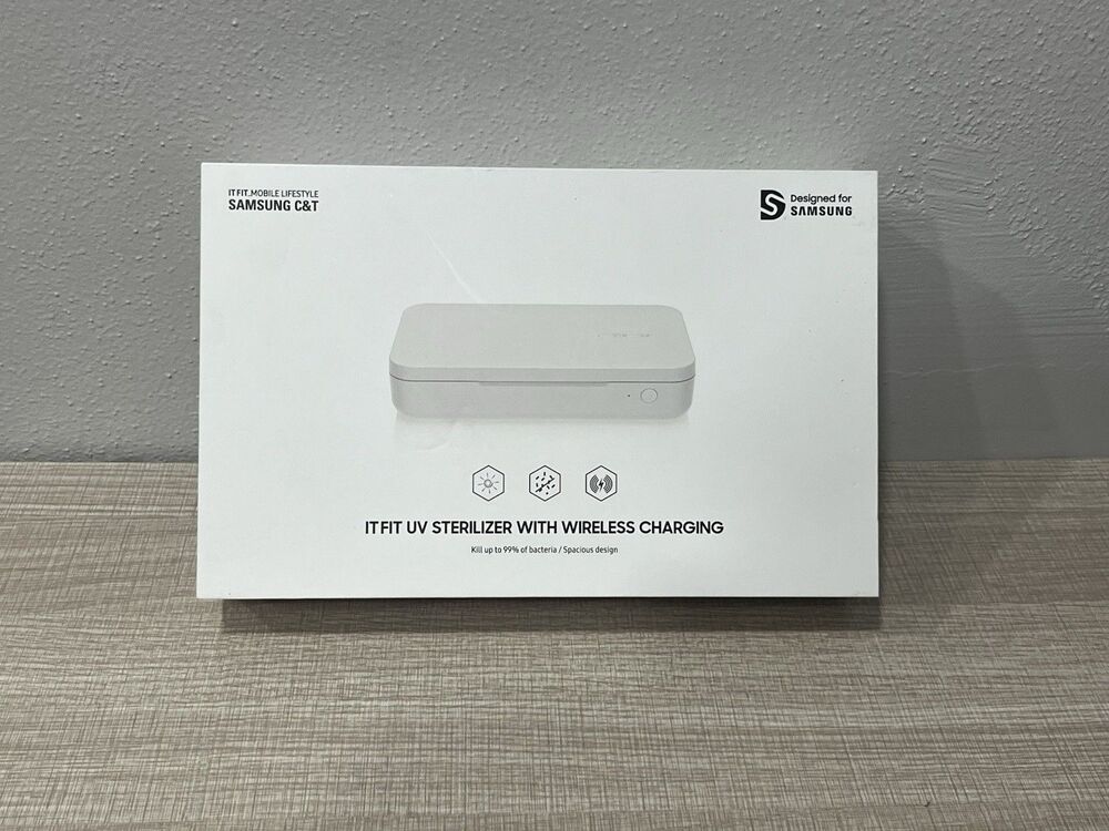 Samsung IT FIT uv Sterilizer with wireless charging model# gp-tou020sabww NEW